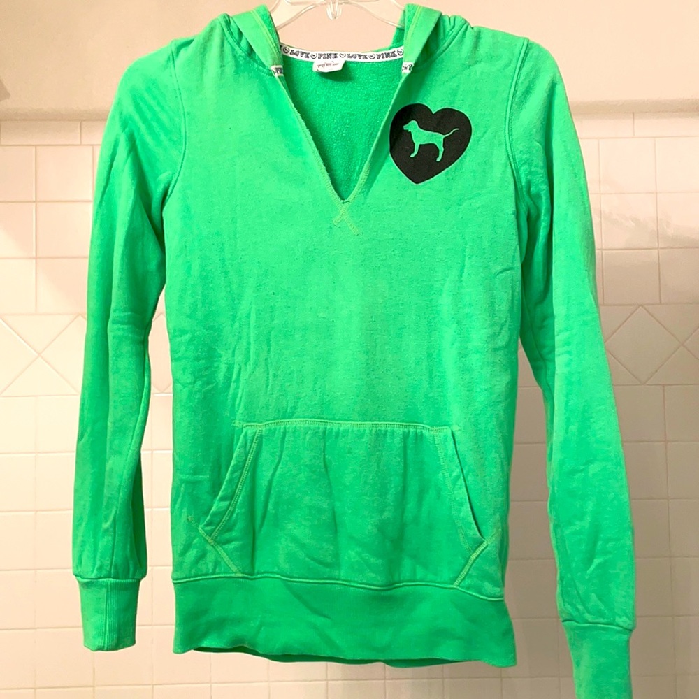 Bright Green Women’s XS PINK Hoodie